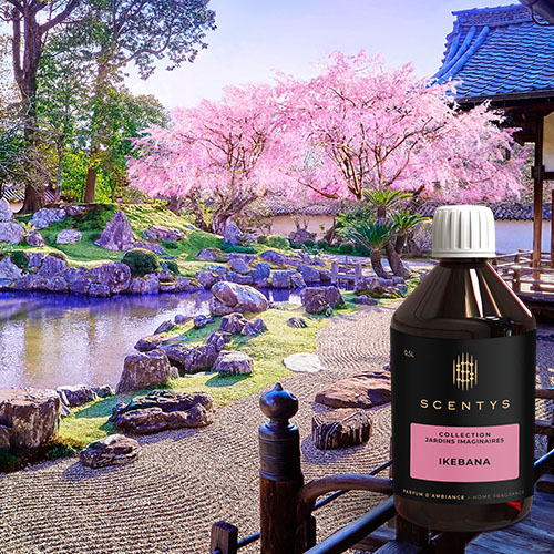 Flacon de parfum d'ambiance Ikebana